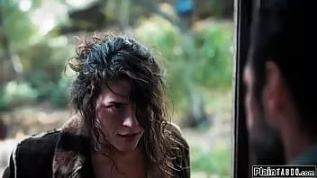 Play Female hobo impregnated with used condom