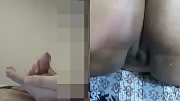 play Mom masterbut on video call with son in law
