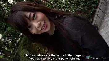 play Amateur japanese bar girl comes to hotel to fuck strange man and get her shaved pussy probed, fingered, licked and fucked.